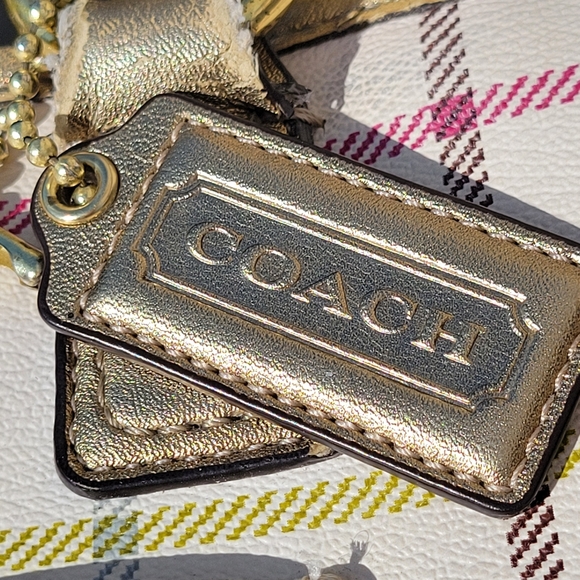 Coach Peyton Tattersall Tote ~ Well-Loved ~ Needs TLC ~ Hang Tag FINAL PRICE! - Picture 3 of 16